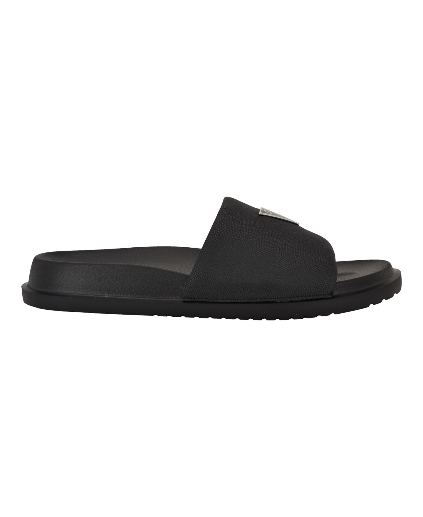 Мужские сандалии GUESS Vesper Branded Slip-on Fashion, цвет: Чёрный, вариант 1 — фото 2