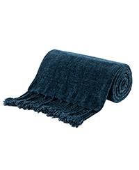 Fringe Tassels Chenille Throw, 50" x 60"