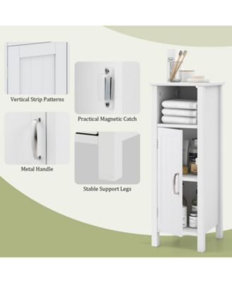 Bathroom Storage Organizer with 2-Tier Cabinet