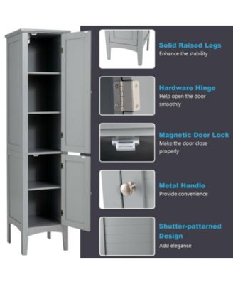 Freestanding Bathroom Storage Cabinet for Kitchen and Living Room