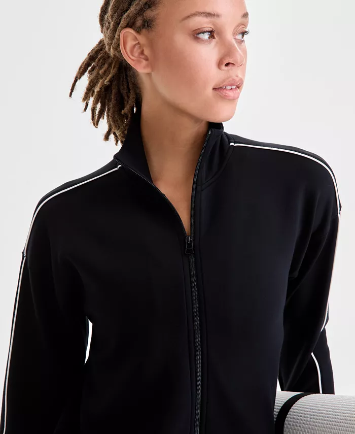 Women's Relaxed Butter Soft Funnel-Neck Zip-Front Sweater - thumbnail 9