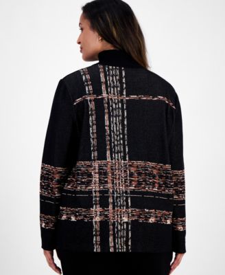 Plus Size Turtleneck Luxe-Stitch Sweater 