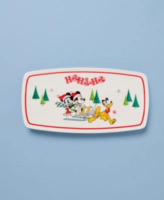 Disney Holiday Porcelain Hors D'oeuvre Tray