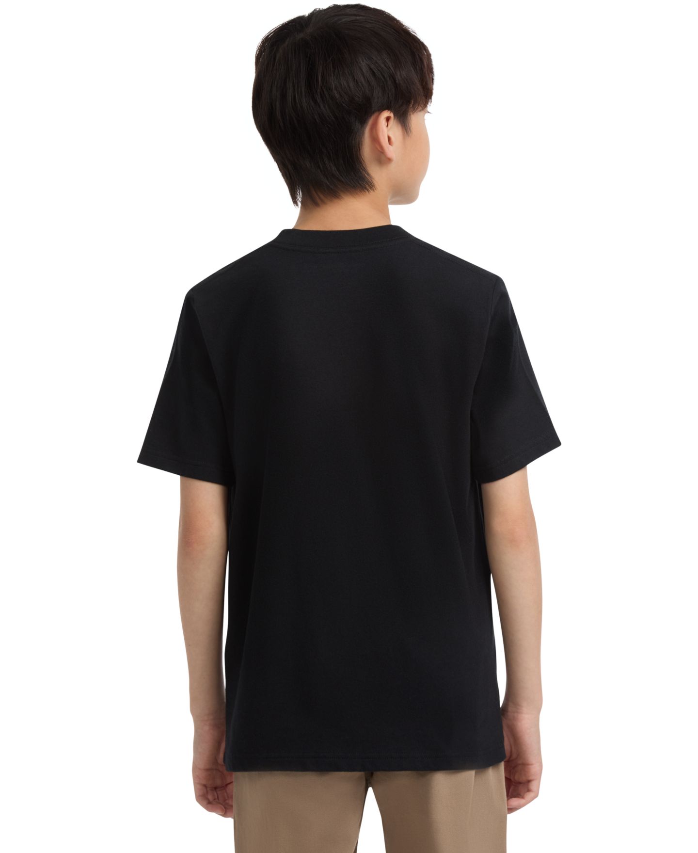Футболка abercrombie kids Essential Short-Sleeve для мальчиков, цвет: Антрацитовый — фото 3
