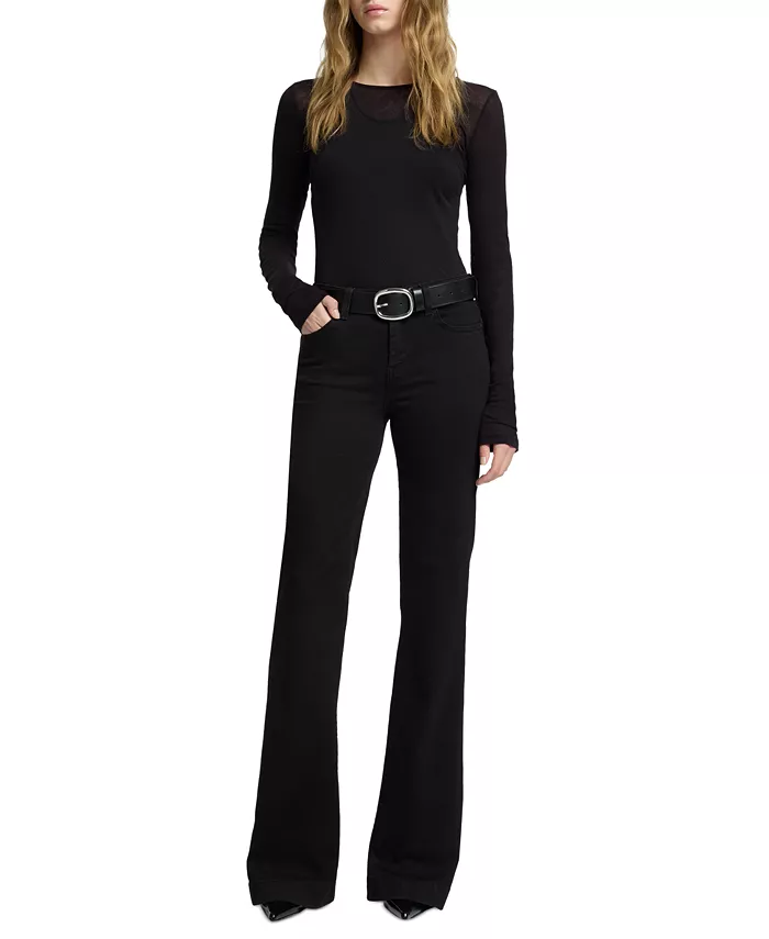 Women's Dojo Mid-Rise Flare Slim Illusion Jeans - thumbnail 9