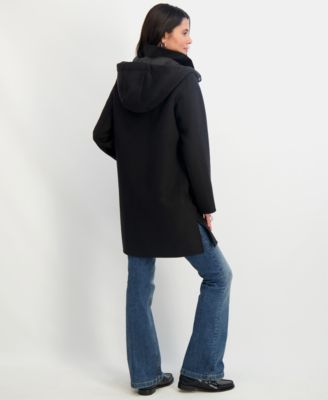 Women's Hooded Zip-Front Coat