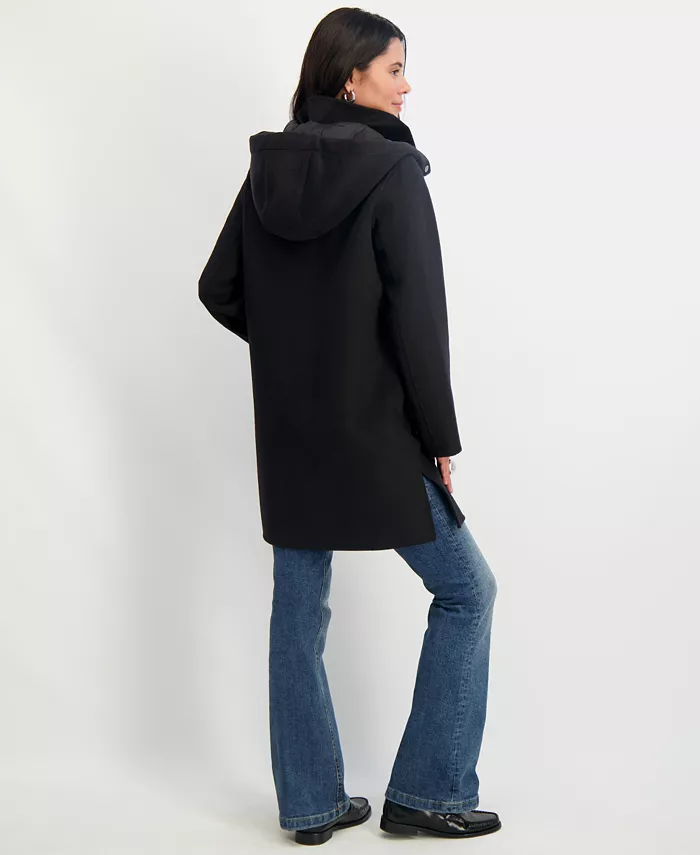 Women's Hooded Zip-Front Coat - thumbnail 2