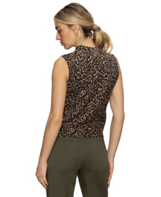 Women's Fuzzy Shell Sleeveless Sweater