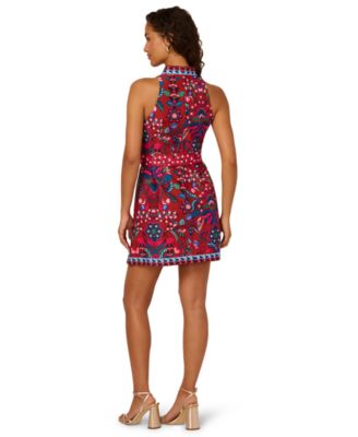 Women's Sleeveless V-Neck Sheath Dress