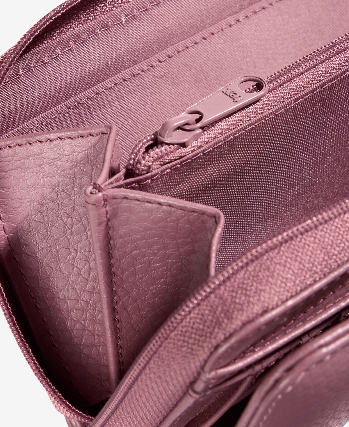 Giani Bernini Softy Leather All In One Wallet, Created For Macy's In Brown