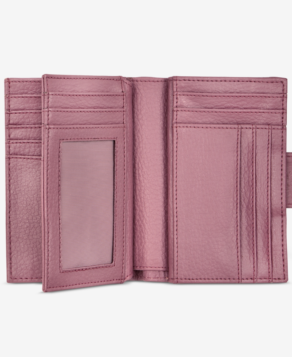 Giani Bernini Softy Leather Framed Colorblock Wallet, Created For Macy's In Brown