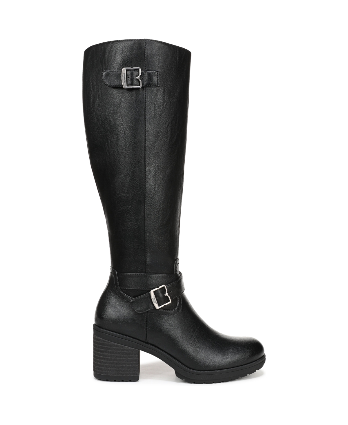 Dr. Scholl's Women's Prairie Wide Calf Zip Tall Boots In Black