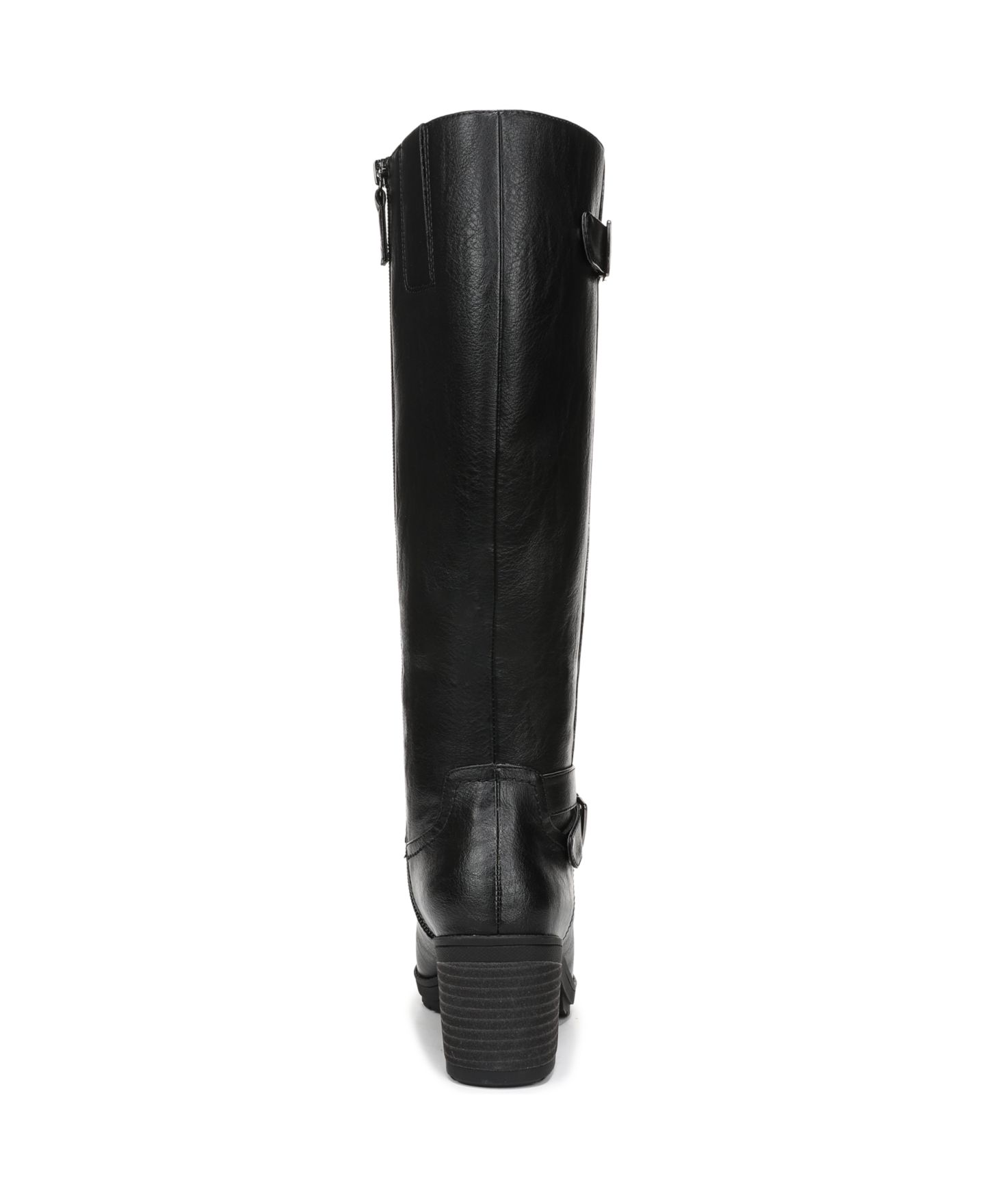 Женские ботинки Dr. Scholl's Prairie Zip Tall, цвет: Чёрная искусственная кожа — фото 3