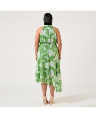 Plus Size Seafall Halter-Neck Dress