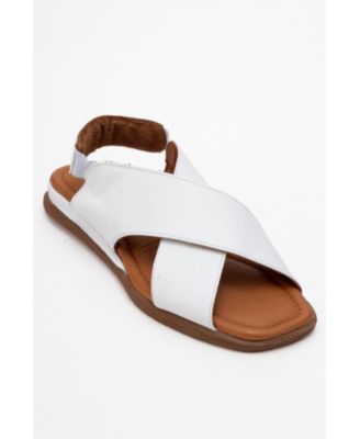 Broods Elastic Leather Slip On Sandals (Women)