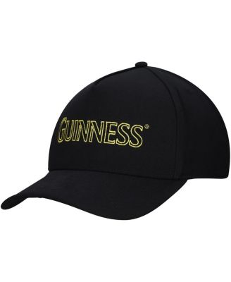 Men's Black Guinness A-Frame Snapback Hat