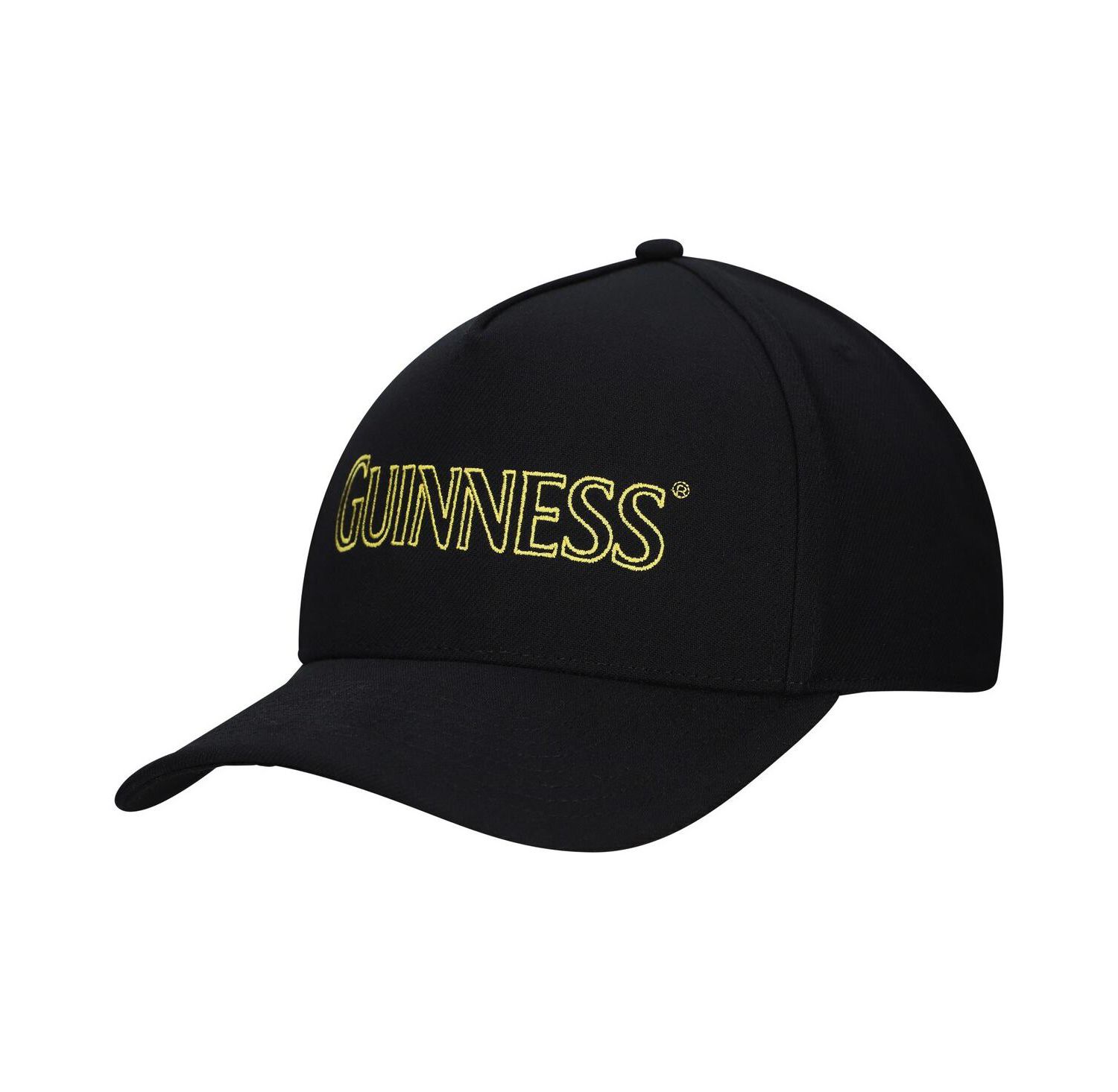 Men's Black Guinness A-Frame Snapback Hat