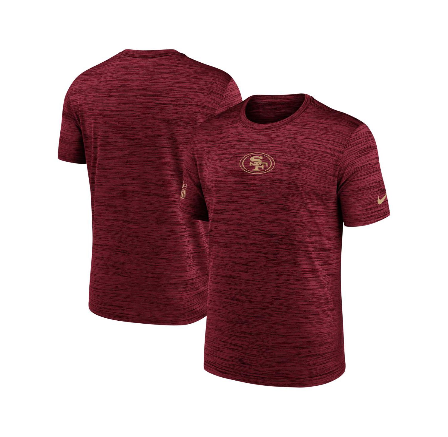 Men's Scarlet San Francisco 49ers Big & Tall Sideline Velocity Performance T-Shirt