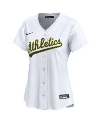 Women's White Athletics Home Limited Jersey