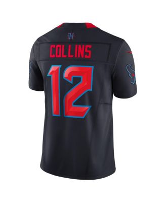 Men's Nico Collins Navy Houston Texans Alternate 2 Vapor F.U.S.E. Limited Jersey