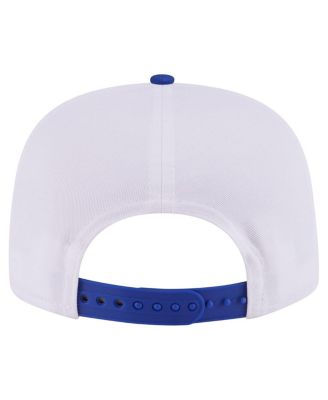 Men's White/Blue New York Knicks Hardwood Two-Tone Golfer Adjustable Hat
