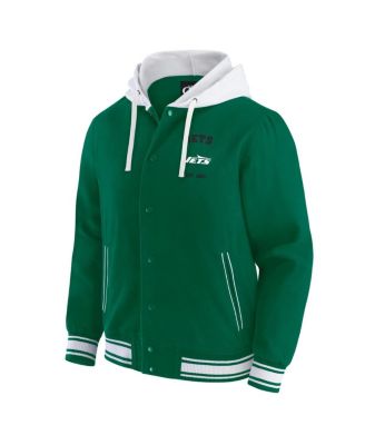 Darius Rucker Collection by Men's Green New York Jets Full-Snap Hoodie Jacket