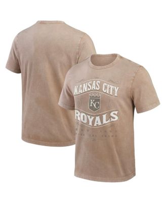 Fanatics - Men's Tan Kansas City Royals Sun Faded T-Shirt