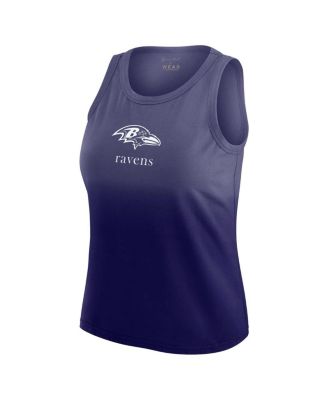 Women's x Gracie Hunt Purple Baltimore Ravens Ombre Tank Top