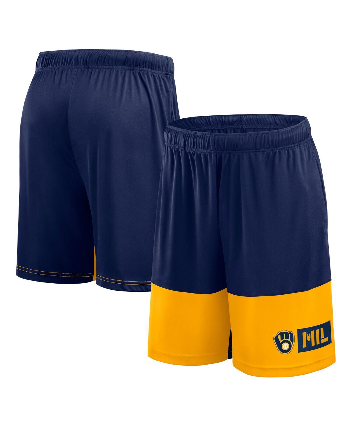 Fanatics Men'sÂ Navy Milwaukee Brewers Best of the Best Shorts - Navy