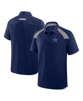 Fanatics - Men's&nbsp;Navy Dallas Cowboys Back Around Raglan Polo Shirt