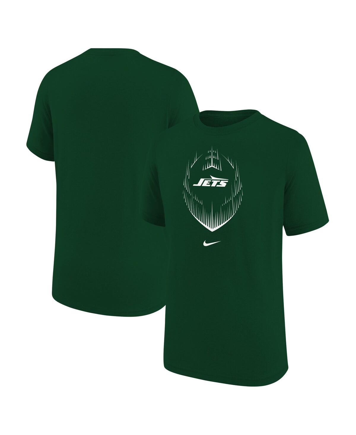 Nike Big Boys And Girls Green New York Jets Legend Icon T-shirt In Green