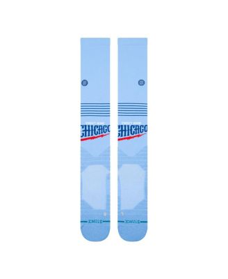 Men's and Women's Light Blue Chicago Cubs 2025 Alternate Uniform Over the Calf Socks