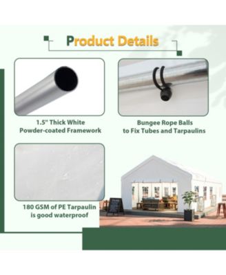 16x32 Party Tent w/ Sidewalls & Bags - Wedding BBQ Camping