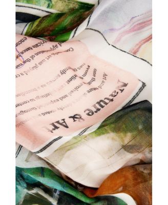 Women's Rectangular collage scarf