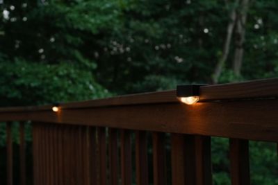 SOLAR LED DECK RAILING LIGHTS- 4 LIGHTS