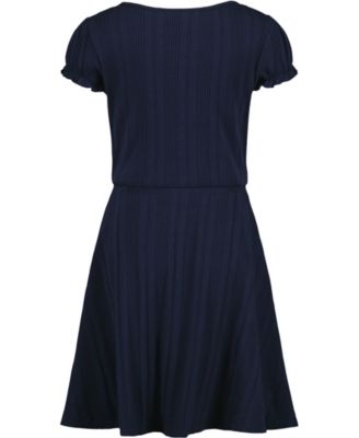 Toddler and Little Girls Variegated Rib Play Dress