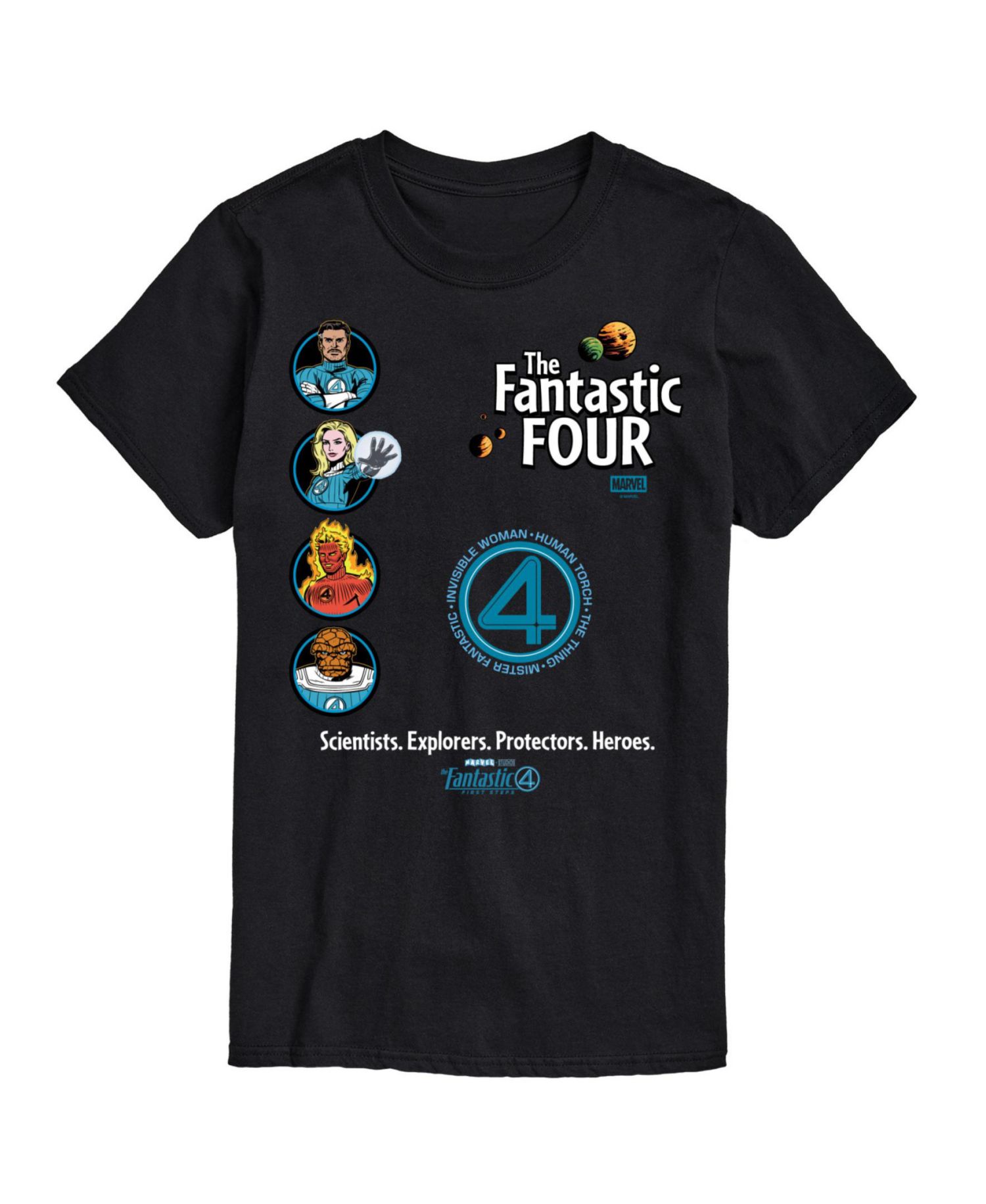 Men's The Fantastic Four First Steps Team Short Sleeve T-Shirt