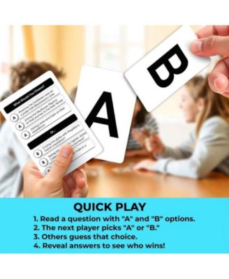 What Would You Choose - Family Card Game for Kids Ages 6-8