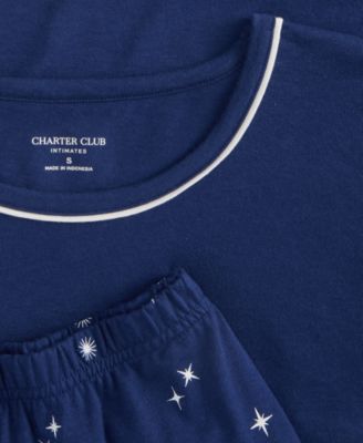 Women's Long-Sleeve Jersey Pajama Set