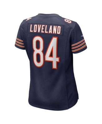 Women's Colston Loveland Navy Chicago Bears Team Game Jersey