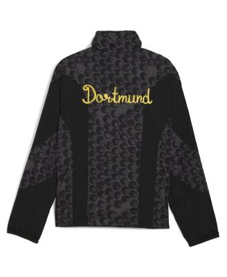 x Kid Super Men's Black Borussia Dortmund 2025 FIFA Club World Cup Reversible Full-Zip Jacket
