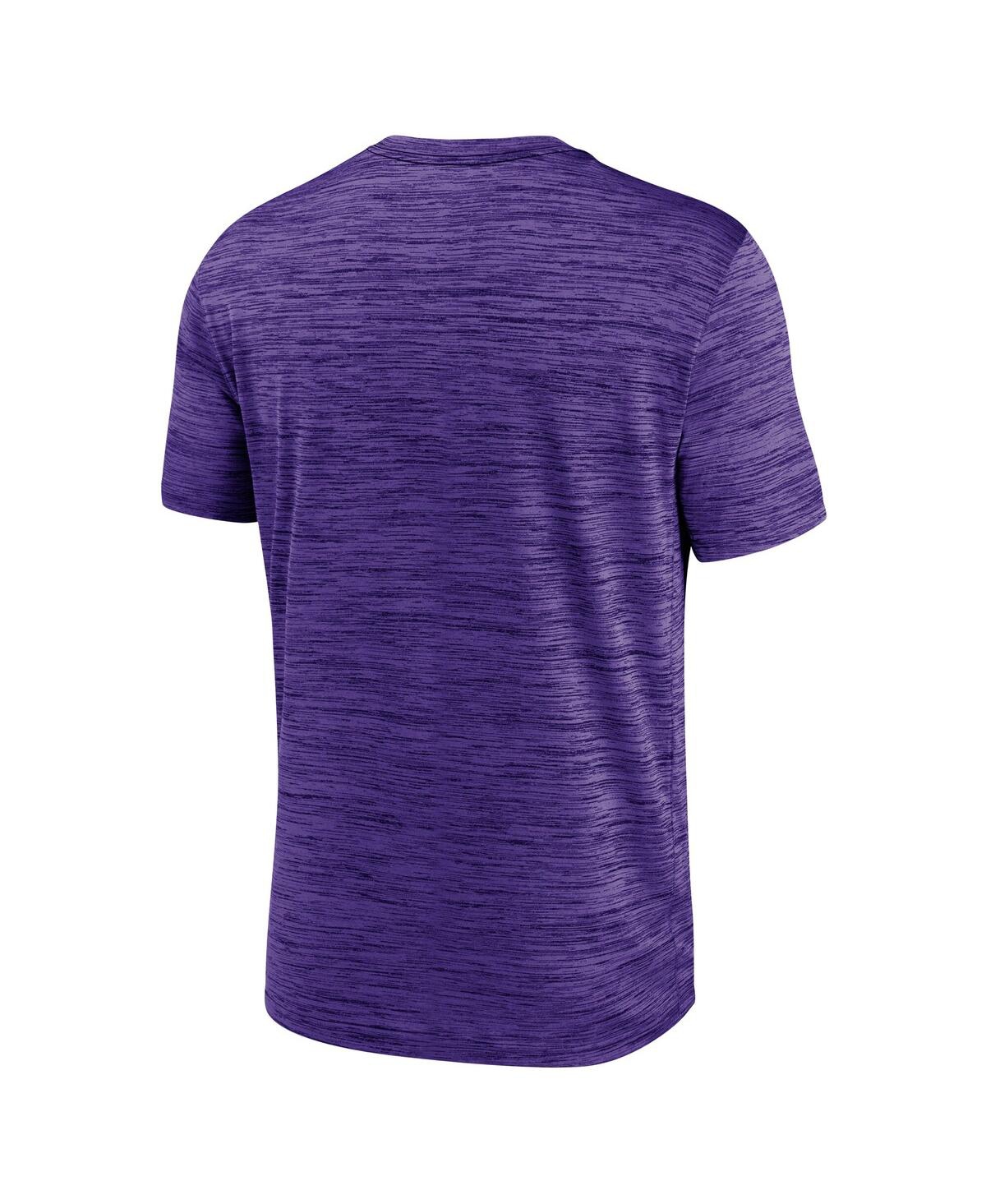 Nike Lsu Campus Center Stack Velocity  Men's Dri-fit College T-shirt In Purple