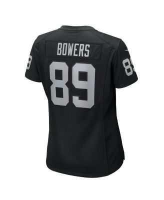 Women's Brock Bowers Black Las Vegas Raiders Team Game Jersey