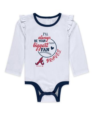 Baby Boys and Girls 3-Piece Atlanta Braves Tutu Set