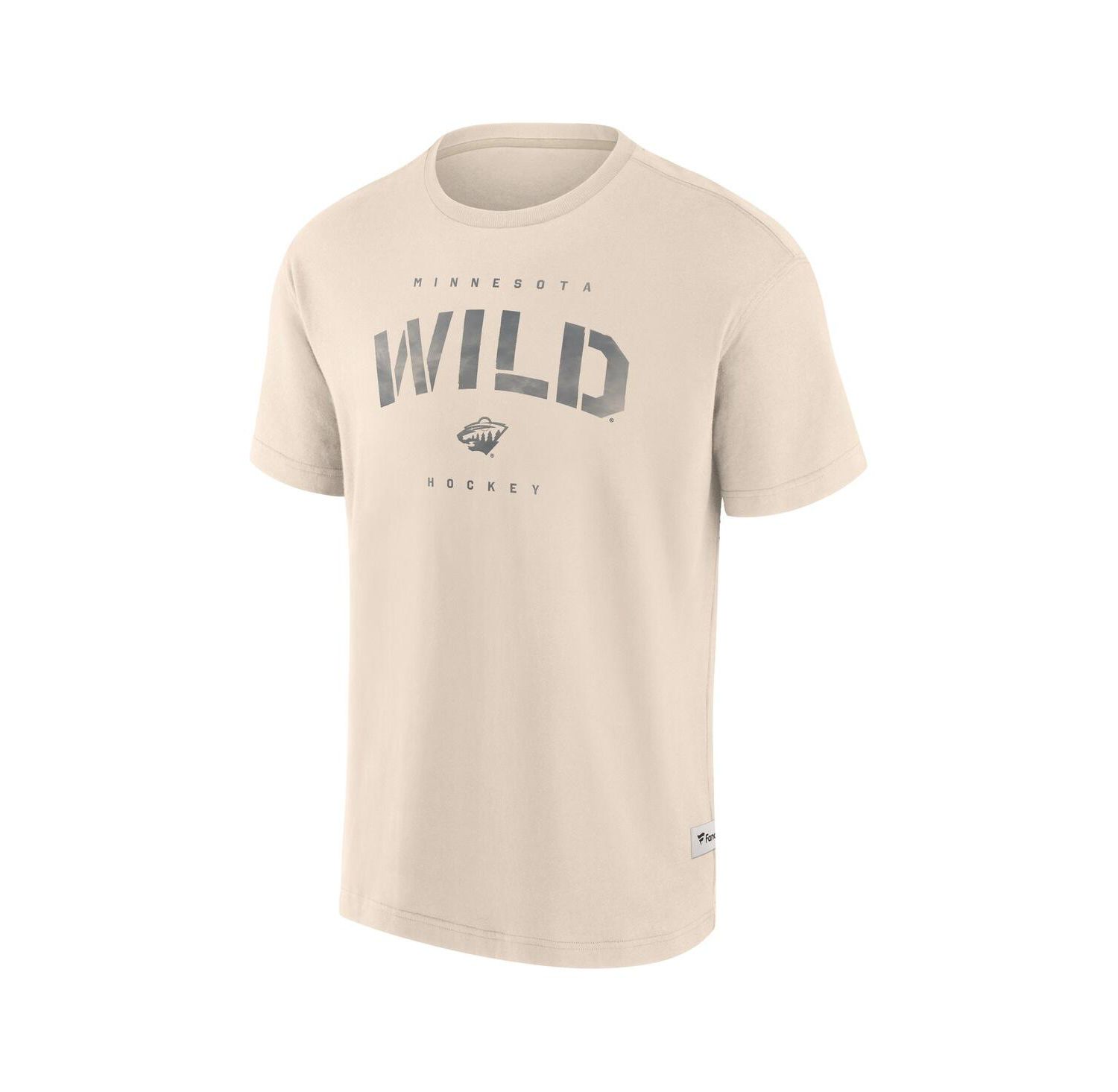 Men's Cream Minnesota Wild Elements Weathered Tonal Future Ground T-Shirt
