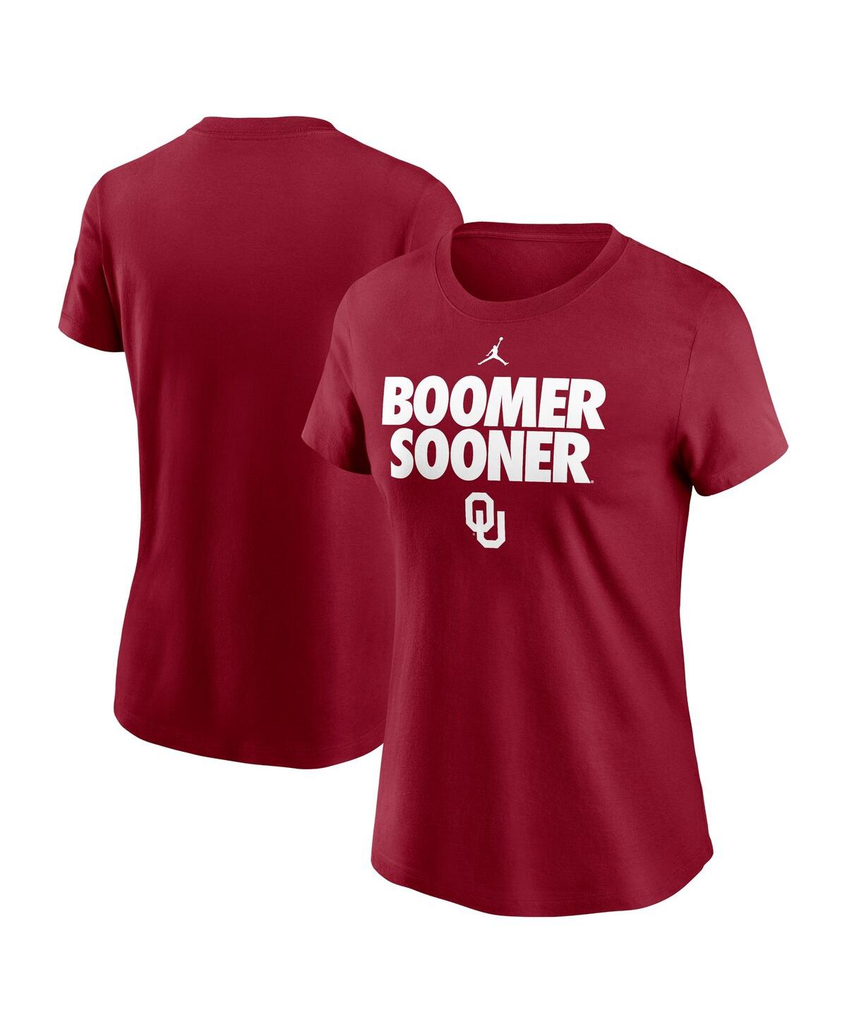 Women's Crimson Oklahoma Sooners Local Ultimate Chant T-Shirt - Crimson