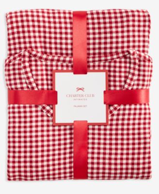 Women's 2-Pc. Printed Long-Sleeve Packaged Pajamas Set, Created for Macy's