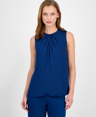 Women's Twist-Neck Sleeveless Top