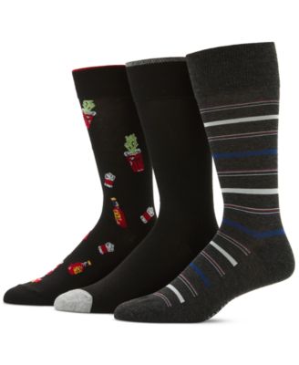 Men's 3pk. Mixed Patterned Socks