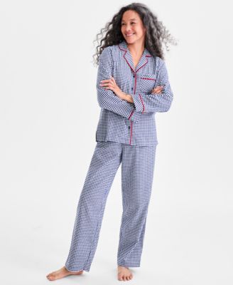 Women's 2-Pc. Cotton Flannel Packaged Pajamas Set, Created for Macy's